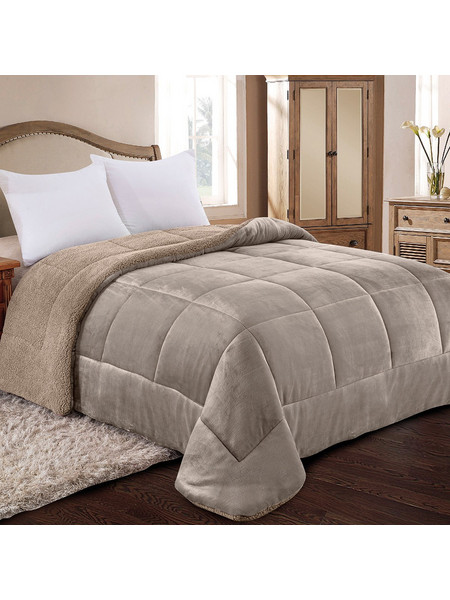 Adam Home Κουβερτοπάπλωμα Ημίδιπλο 180x240 805 Taupe