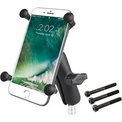Ram Mounts X-Grip Large Βάση Κινητού Μηχανής με Ρυθμιζόμενο Βραχίονα για Τιμόνι