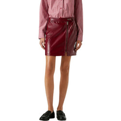 Pepe Jeans Ruby Μίνι Φούστα Δερματίνη Μπορντό PL9011898-287