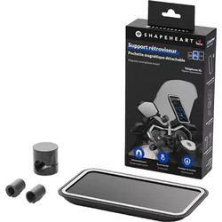 Shapeheart Scooter Mirror Mount XL Περιστρεφόμενη Βάση Κινητού Μηχανής με Αδιάβροχη Θήκη για Καθρέπτη