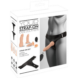 You2Toys Your Collection Harness Strap On με Dildo & Δόνηση Flesh