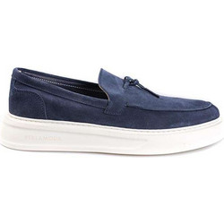 Perlamoda Ανδρικά Μοκασίνια Loafers Δερμάτινα Navy Μπλε 394MOCIC