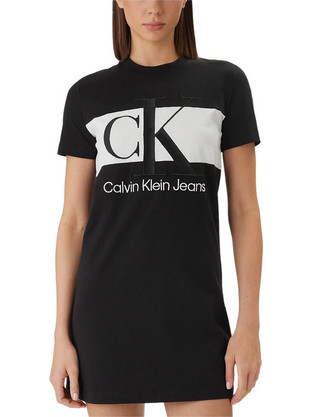 Calvin Klein Mini Καλοκαιρινό Καθημερινό Φόρεμα Μαύρο LV047F288G-UB1