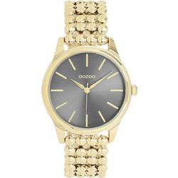 Oozoo Timepieces Γυναικείο Ρολόι με Χρυσό Μεταλλικό Μπρασελέ C11674