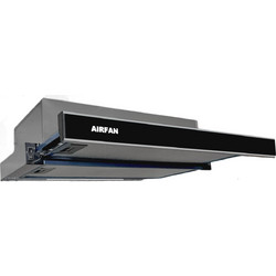 Airfan PG206 Συρόμενος Απορροφητήρας 60cm με 2 Μοτέρ Μαύρος