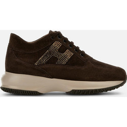 Hogan Γυναικεία Sneakers Chunky Σοκολατί HXW00N02011UH6-0UU0