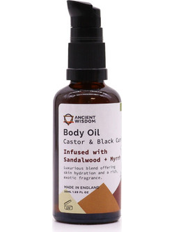 Ancient Wisdom Sandalwood & Myrrh Λάδι Σώματος για Ενυδάτωση 50ml
