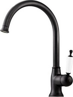 Bugnatese Oxford 6381-400 Μπαταρία Κουζίνας Πάγκου Διπλής Παροχής Ανάμεικτη Μαύρη