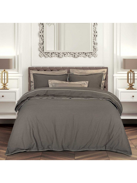 Greenwich Polo Club Σετ Σεντόνια King Size Βαμβακερά 250x270 Essential 2375 Dark Taupe