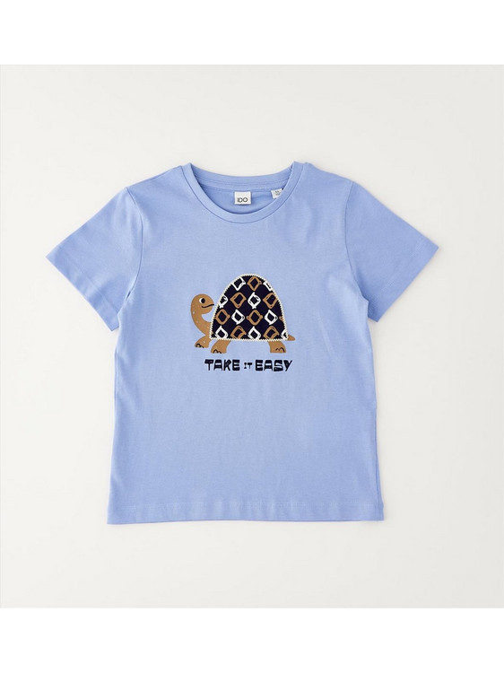 iDo Παιδικό T-Shirt Κοντομάνικο Λιλά 4G268-3814