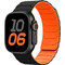 Hoco WA39 Λουράκι Σιλικόνης Black / Orange (Apple Watch 44 / 45 / 46 / 49mm)