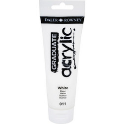 Daler-Rowney Graduate 011 Titanium White Ακρυλικό Χρώμα Ζωγραφικής 120ml