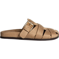Corina Γυναικεία Σανδάλια Suede Μπεζ M6412