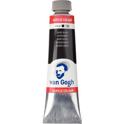 Royal Talens Van Gogh 735 Oxide Black Ακρυλικό Χρώμα Ζωγραφικής 40ml