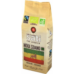 Sati Cafe Moka Sidamo Bio Καφές Espresso Arabica Αλεσμένος 250gr