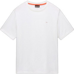 Napapijri Ανδρικό Αθλητικό T-Shirt Λευκό NP0A893E-206