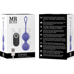 Mr Boss Dumas Κολπικές Μπάλες με Δόνηση Μωβ
