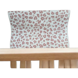 Bebe Jou Leopard Μαλακή Αλλαξιέρα Μωρού Πλαστική 72x44cm Ροζ Πράσινο Mint