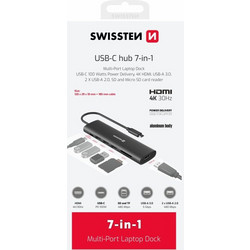 Swissten USB-C Docking Station με HDMI PD