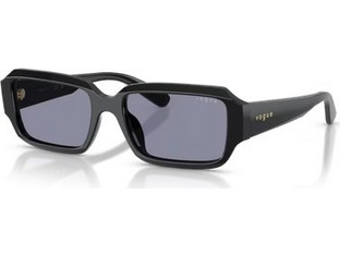 Vogue VO5693SU W44/81 Ανδρικά Γυαλιά Ηλίου Τετράγωνα Κοκάλινα Μαύρα με Μαύρο Φακό