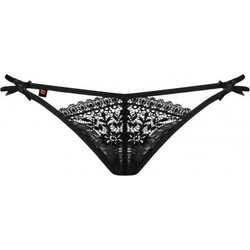 Obsessive Intensa Γυναικείο Sexy String με Δαντέλα Μαύρο 5901688206164