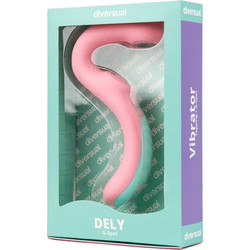 Diversual Dely Double Tapping G-Spot Vibrator Δονητής G-Spot Ροζ