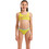 Arena Logo Αθλητικό Παιδικό Μαγιό Bikini Set για Κορίτσι Κίτρινο 010415-380