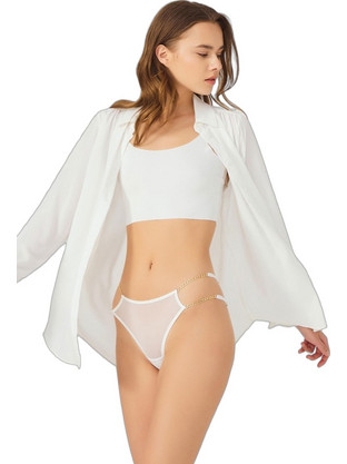 Cottonhill Γυναικείο Sexy Slip Λευκό CH6016