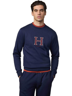Hackett Ανδρικό Φούτερ Navy Μπλε HM5800020