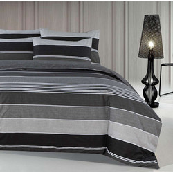 Espree Σετ Σεντόνια Υπέρδιπλα Βαμβακερά 240x270 Grego Grey