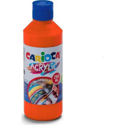 Carioca Orange Ακρυλικό Χρώμα Ζωγραφικής 250ml