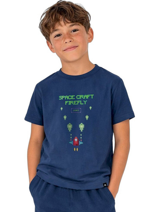 Firefly Παιδικό T-Shirt Κοντομάνικο Navy Μπλε FBT26201-0685