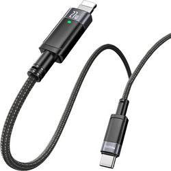 Yesido CA159 Braided USB-C to Lightning Cable 27W 1.2m Black