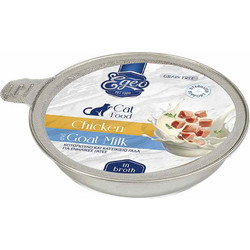 Egeo Pet Food Adult Grain Free with Chicken & Goat Milk in Broth 50gr