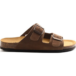 Plakton Γυναικεία Σανδάλια Suede Ανατομικά Καφέ Cuero Sa 180010