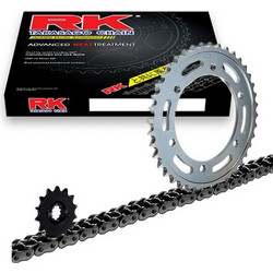 RK Σετ Αλυσίδα & Γρανάζια Κίνησης 50T 16T 525 ZXWO O-Ring για Triumph Tiger 800 '10-'12