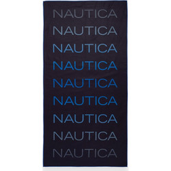 Nautica Spread Πετσέτα Θαλάσσης Μαύρη 80x160cm