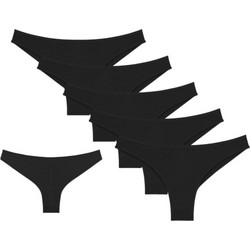 Donella Βαμβακερά Γυναικεία Brazil Μαύρα 5Pack 4071S