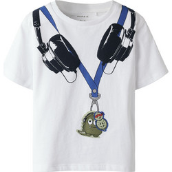 Name It Παιδικό T-Shirt Κοντομάνικο Λευκό 13251029