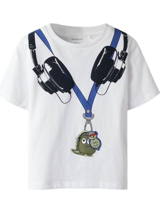 Name It Παιδικό T-Shirt Κοντομάνικο Λευκό 13251029