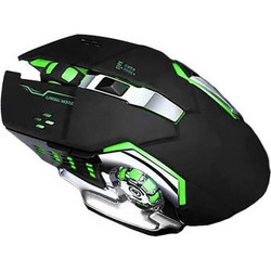 Justnote 10973 Ασύρματο Gaming Ποντίκι RGB Black Silver