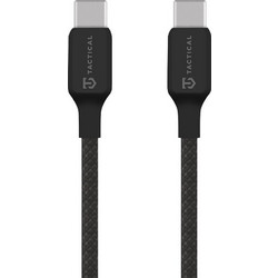 Tactical Braided USB-C to USB-C 60W 0.3m Black 57983126592