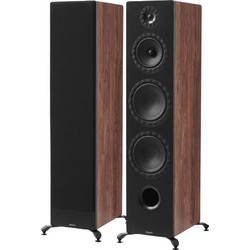 Elipson Prestige Facet II 24F Ζεύγος Ηχείων Hi-Fi Δαπέδου 250W 3.5 Δρόμων Walnut