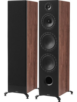 Elipson Prestige Facet II 24F Ζεύγος Ηχείων Hi-Fi Δαπέδου 250W 3.5 Δρόμων Walnut