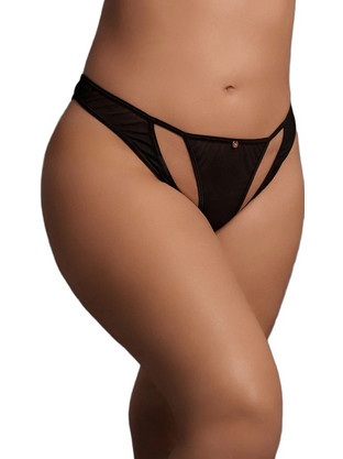 Le Desir Milou Γυναικείο Sexy String Αυτοκινήτου Μαύρο U05881