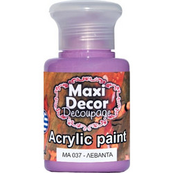 Maxi Decor 037 Lavender Ακρυλικό Χρώμα Ζωγραφικής 60ml