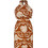 Funky Buddha Mini Καλοκαιρινό Βραδινό Φόρεμα Μεταξωτό Ταμπά FBL013-107-13