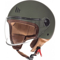 MT Street S Pure A6 Matt Khaki Κράνος Μηχανής Jet 950gr