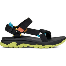Teva Hurricane Παιδικά Πέδιλα Ανατομικά Μαύρα Κοραλί Lime 1177430-BLKM