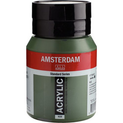 Royal Talens Amsterdam 622 Olive Green Deep Ακρυλικό Χρώμα Ζωγραφικής 500ml